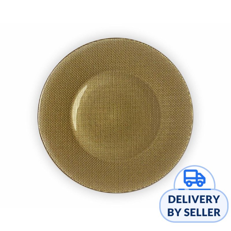 Bormioli Rocco Inca Charger Plate 31cm Gold 1 S