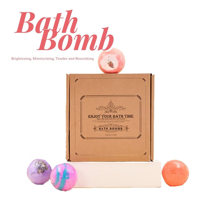 Camime Deepsea Salt Relaxing Bath Bomb Set (60gx12)