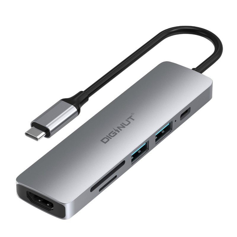 Gadget MIX DA-20 6IN1 Type-C Hub+Card Reader+HDMI - Grey 1 S