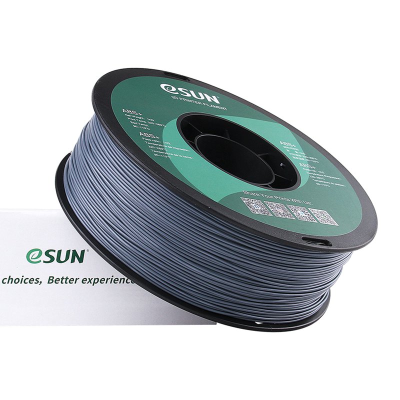eSun Abs+ 1.75mm 3D Printer Filament - Grey