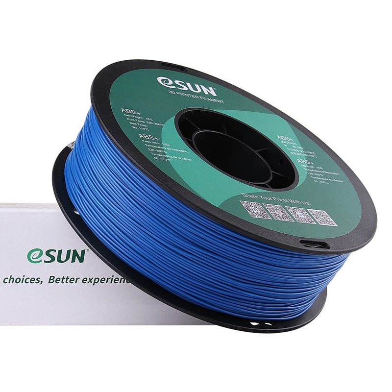 eSun Abs+ 1.75mm 3D Printer Filament - Blue
