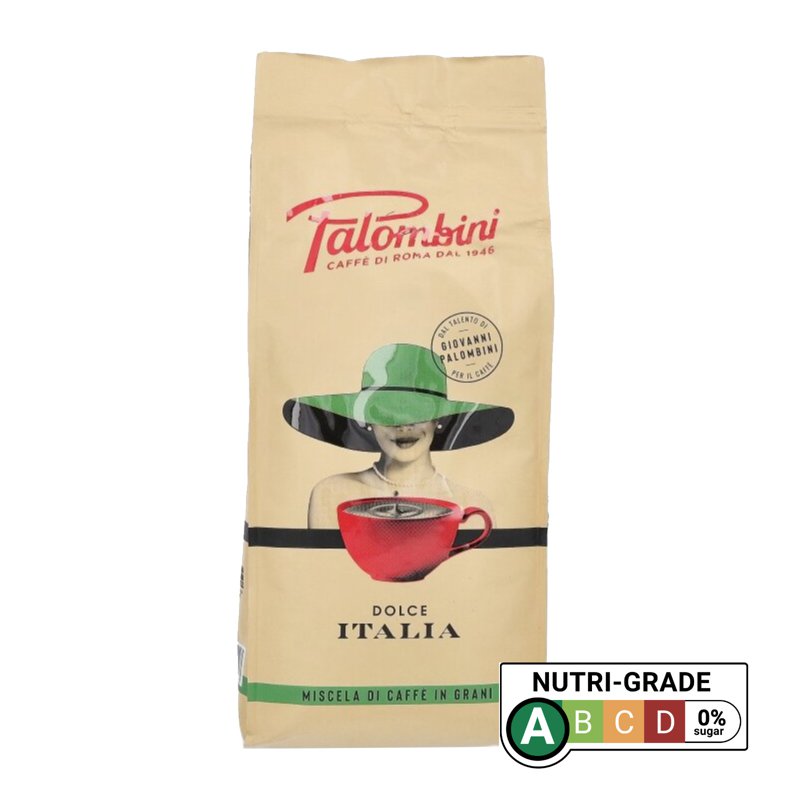 Daroma Palombini Dolce Italian Whole Roasted Coffee Beans