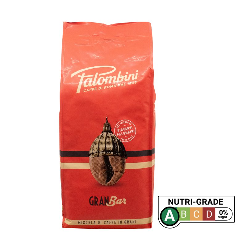 Daroma Palombini Gran Bar Italian Whole Roasted Coffee Beans