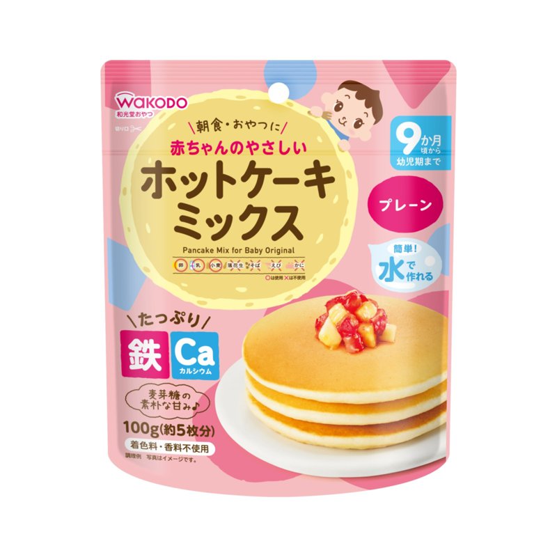 Wakodo Baby-Friendly Hot Cake Mix Plain 9mths+