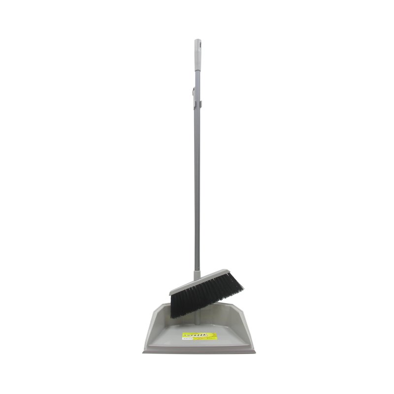 HHTPL Dustpan With Broom Grey 1 S