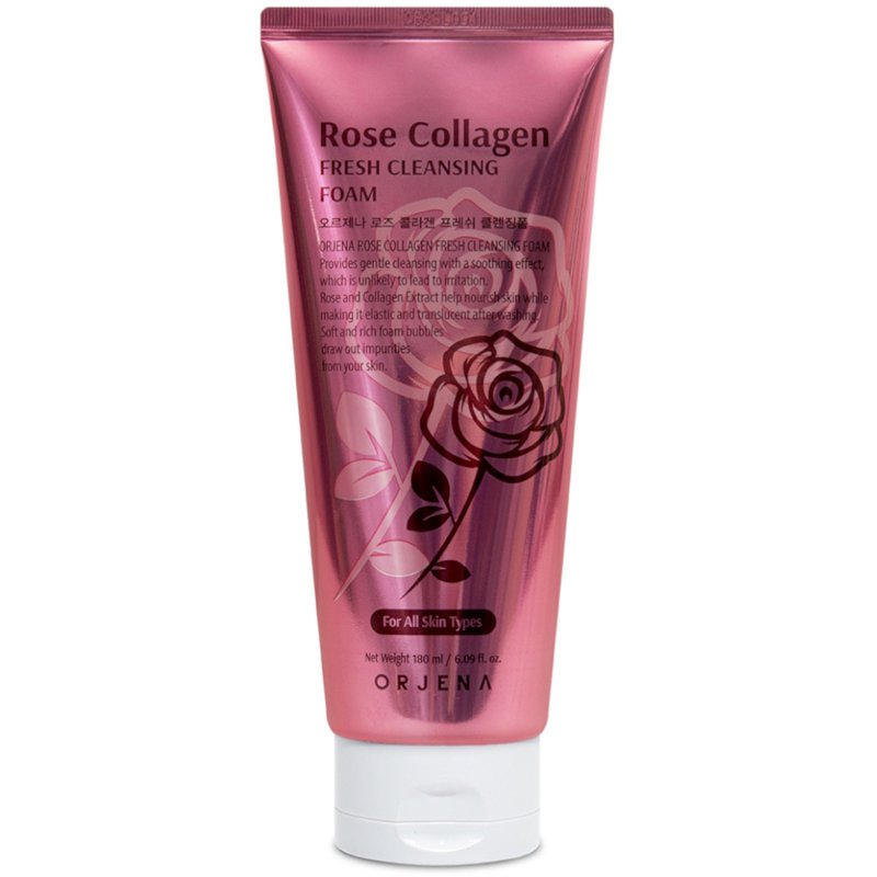 Orjena Rose Collagen Fresh Cleansing Foam