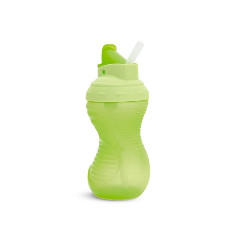 Munchkin Mighty Grip Flip Straw Cup - 10oz (Green) 1 S