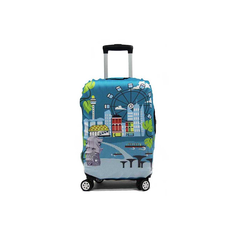 Small Elastic Luggage Cover - Singapore (19-21inch) 1 S
