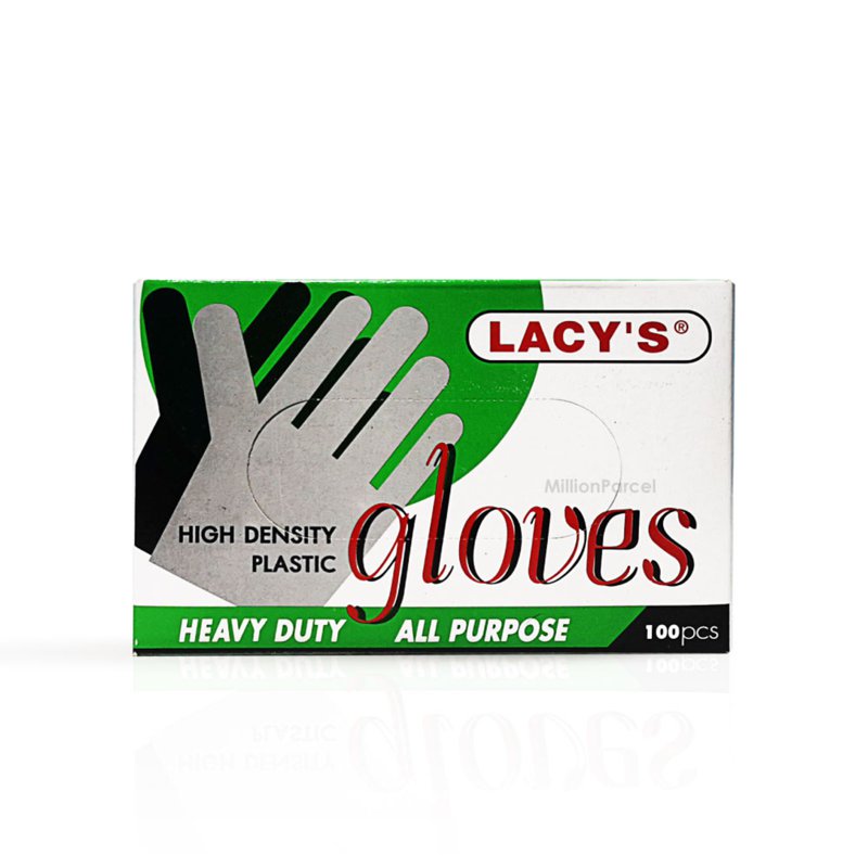 Lacys Hdpe Clear Gloves Powder Free