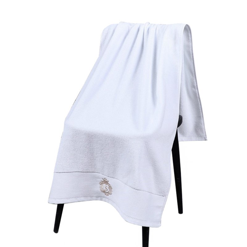 Sweet Home 100% Cotton Ultrasoft Austin Bath Towel - White 1 S