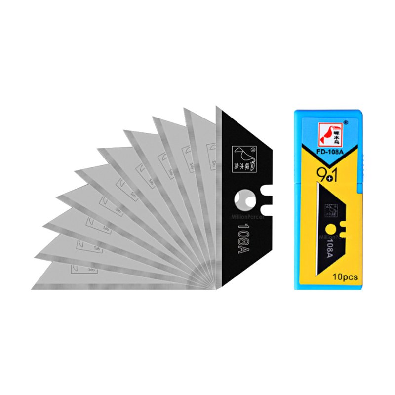 MillionParcel Wooopecker Refill Pen Knife Blades FD-108A 10 S