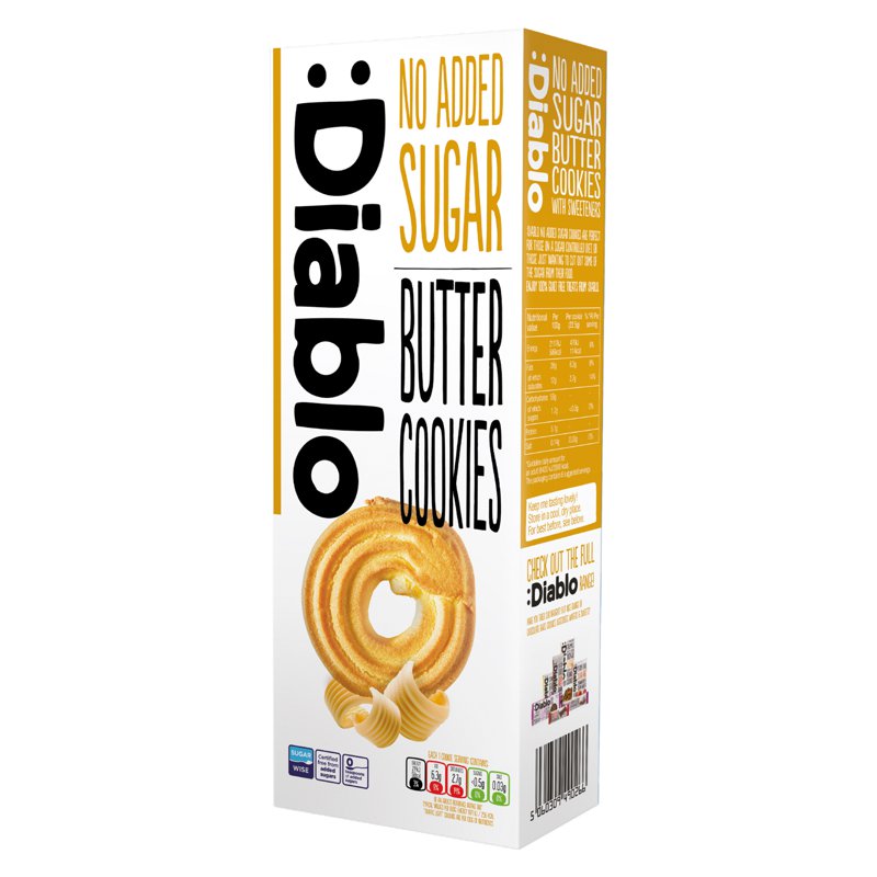 DIABLO No Added Sugar Butter Cookies