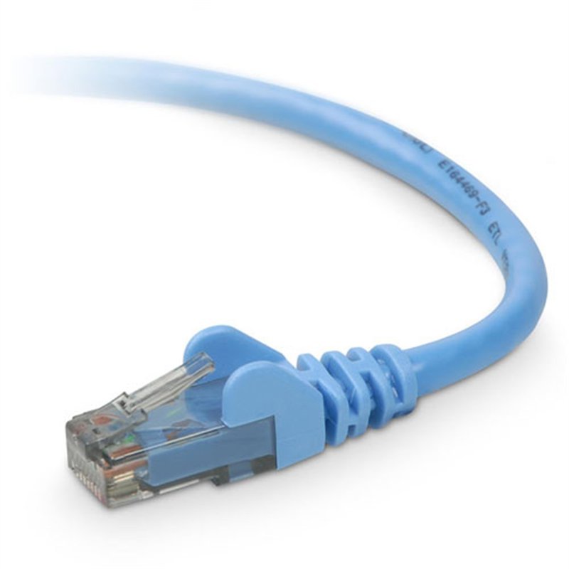 Belkin Cat6 Ethernet Patch Cable Snagless Rj45 2M 1 S