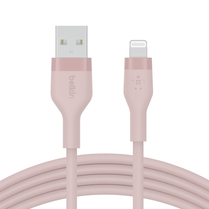 Belkin Usb-A To Lighting Silicone 1M Pink 1 S