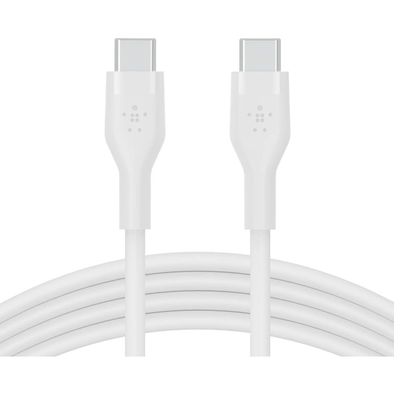 Belkin Usb-C To Usb-C 2.0, Silicone, 1M, White 1 S