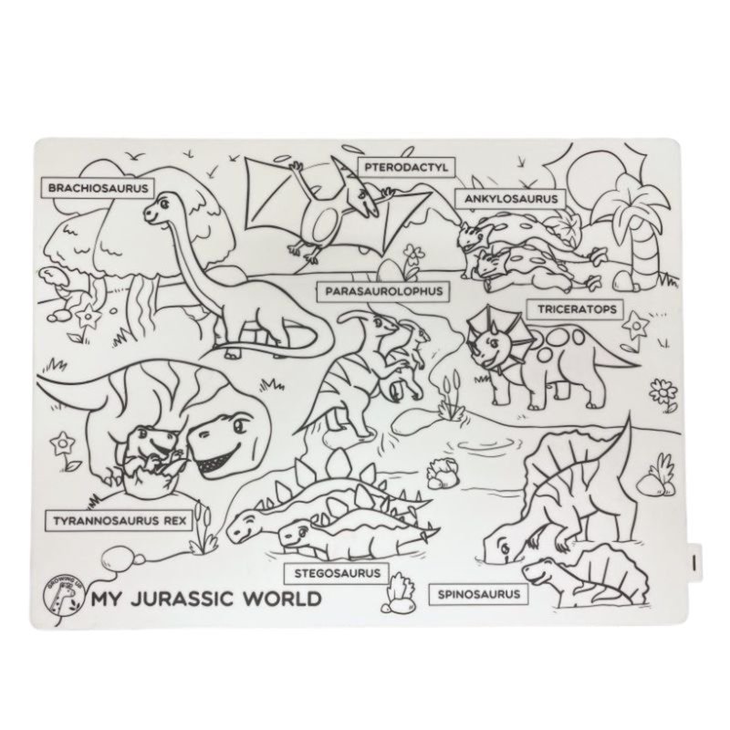 Growing Up Jurassic World, Colouring Big Mat 40x30cm 1 S