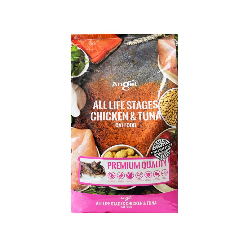 Angel All Life Stages Cat Dry Food - Chicken and Tuna