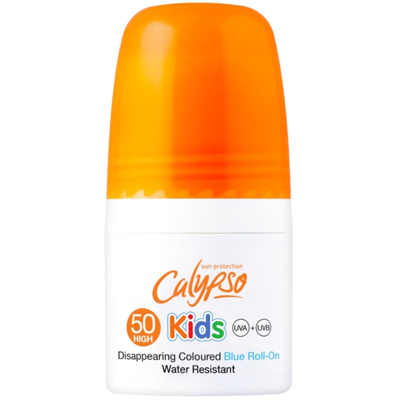 CALYPSO Kids Disappearing Coloured Blue Roll On SPF50