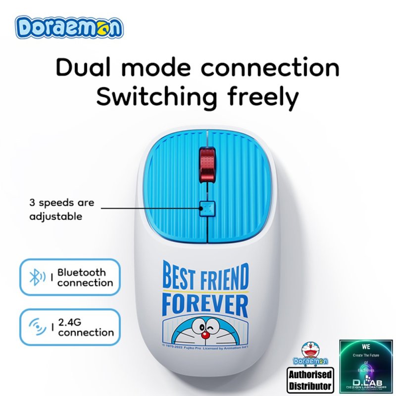 D.LAB Doraemon 2.4Ghz Wireless Mouse 1 S
