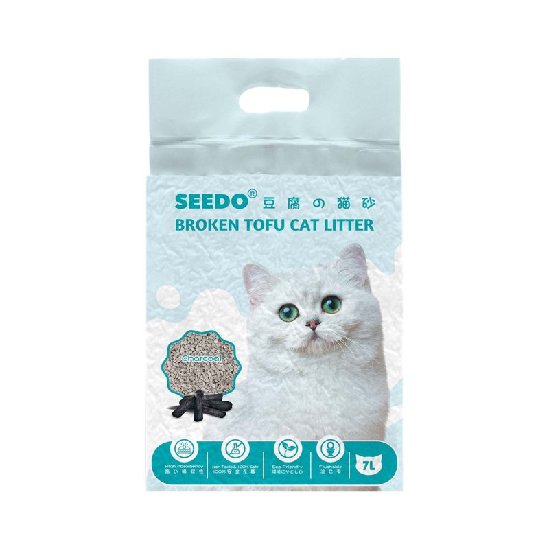 Seedo Broken Tofu Cat Litter Charcoal