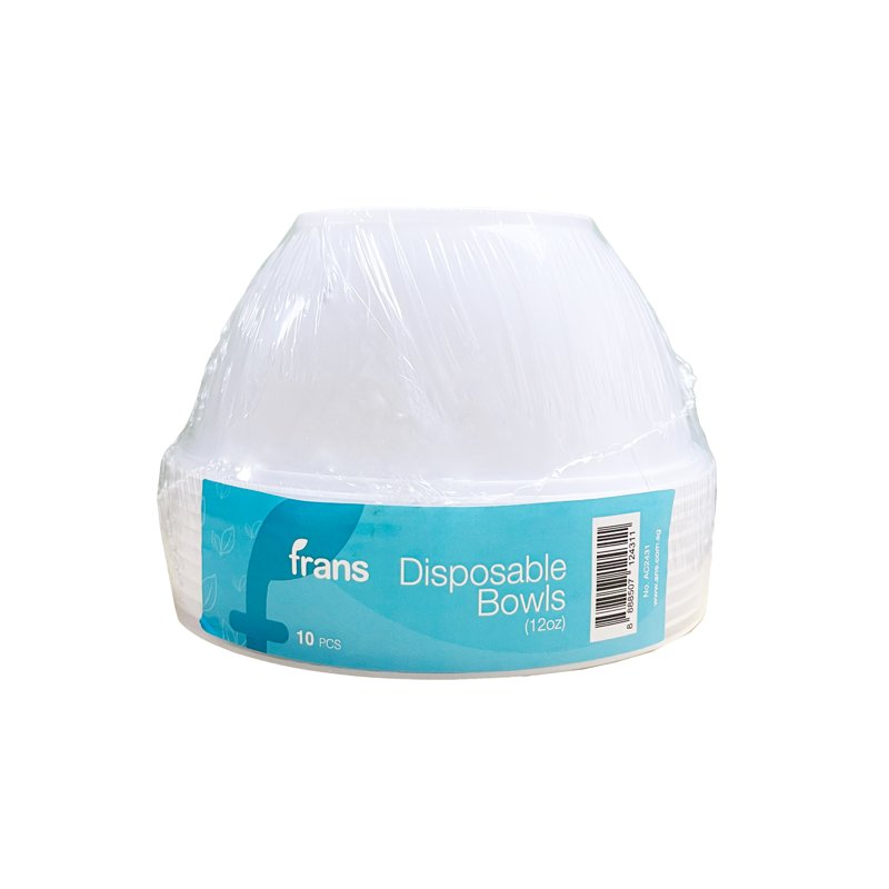 Frans Disposable Bowls - 12oz 10 S