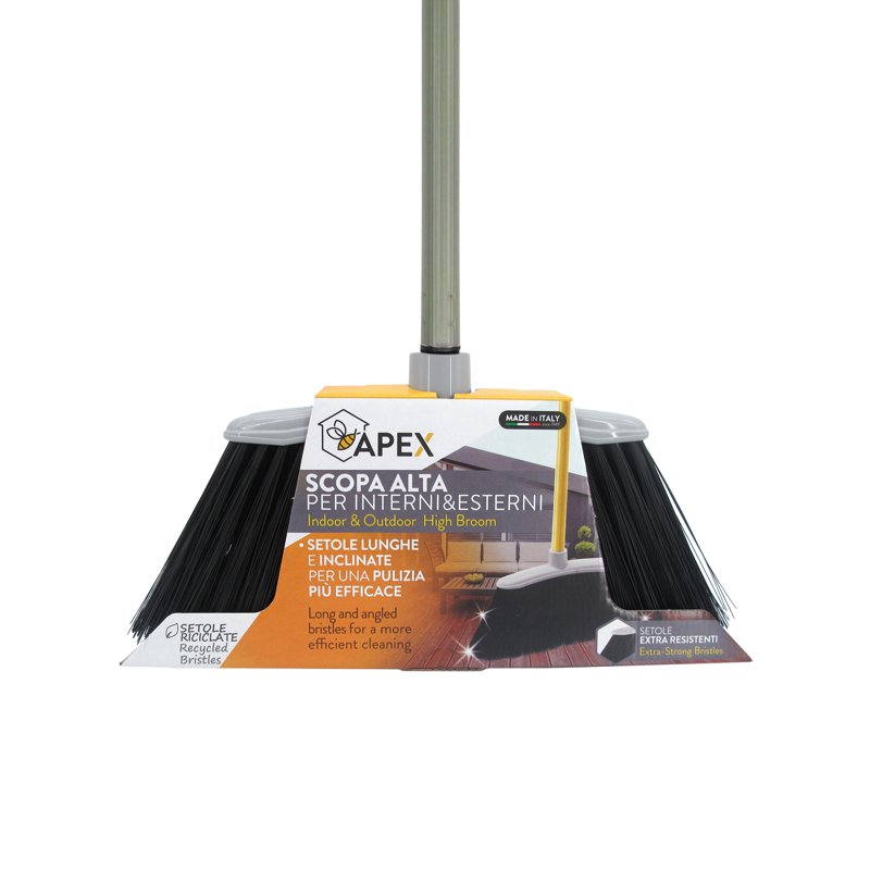 Apex Indoor/Outdoor Broom With Handle 1 S