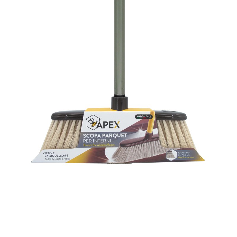 Apex Parquet Indoor Broom With Handle 1 S