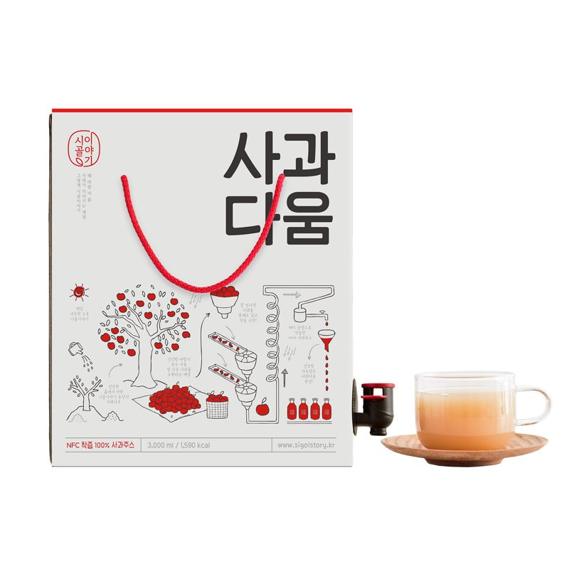 Sigolstory Nfc Korean Apple Juice Family Pack