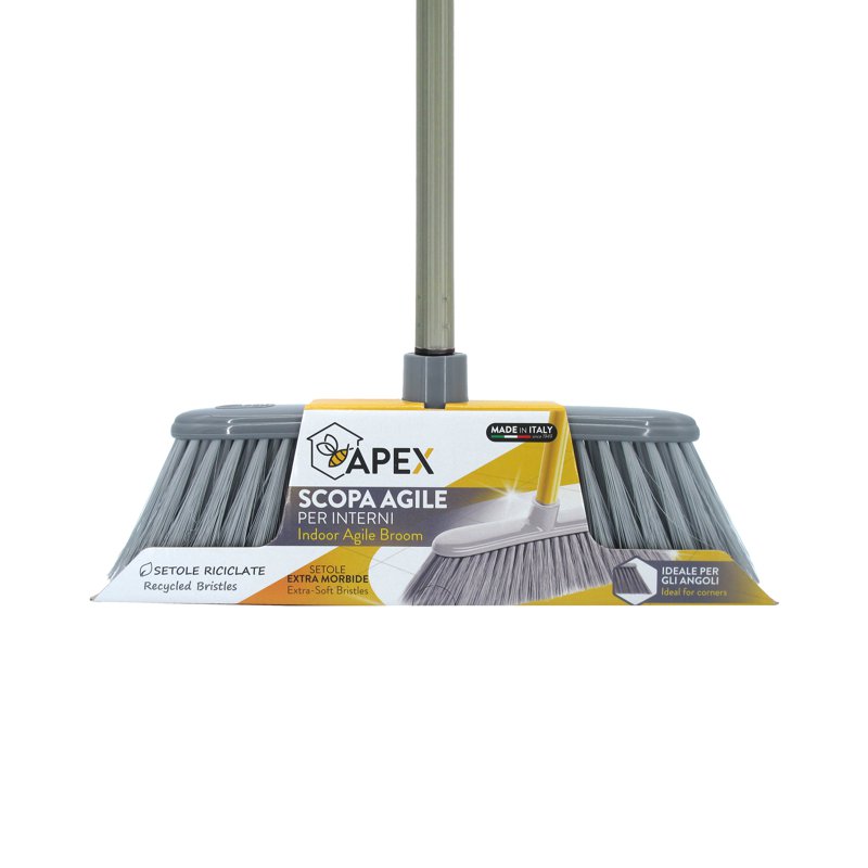 APEX Indoor Agile Broom With Handle 1 S