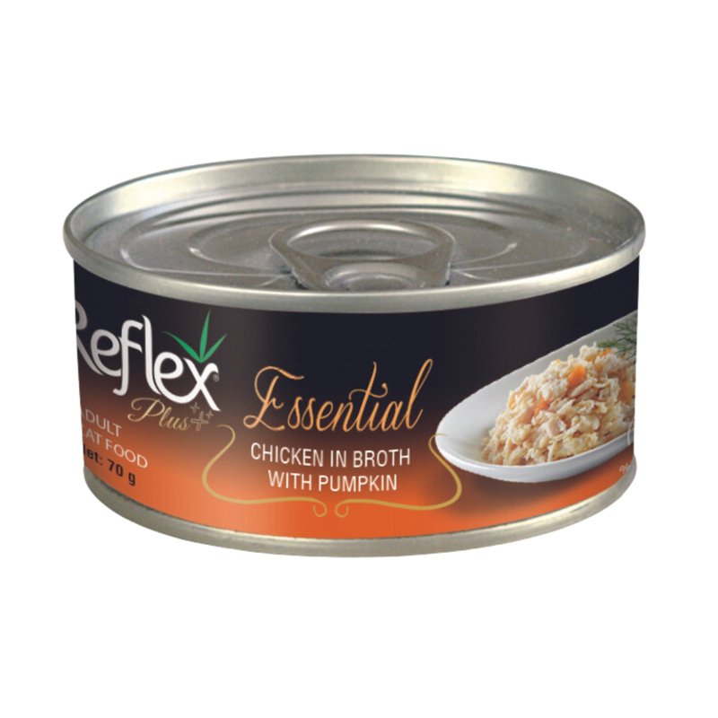 Reflex Plus Essential Chicken in Broth with Pumpkin Cat Food