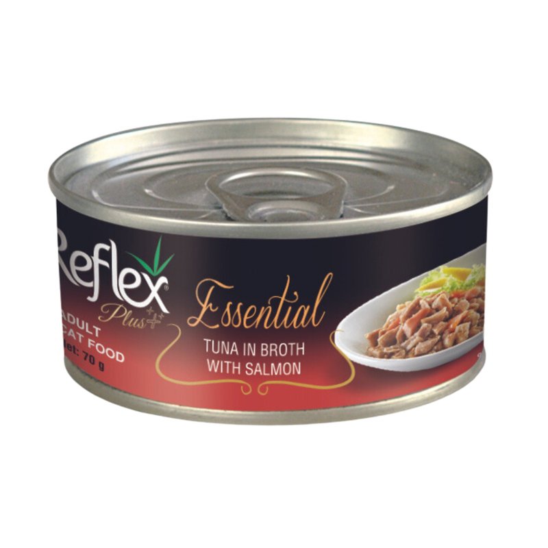 Reflex Plus Essential Tuna in Broth with Salmon Cat Food