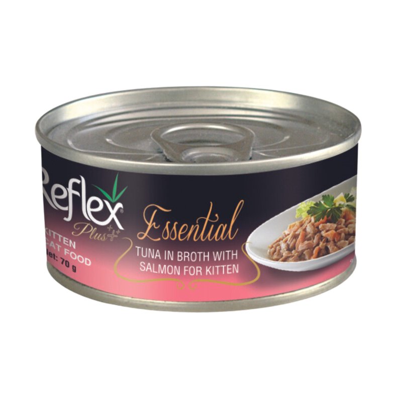 Reflex Plus Essential Tuna in Broth with Salmon Cat Food