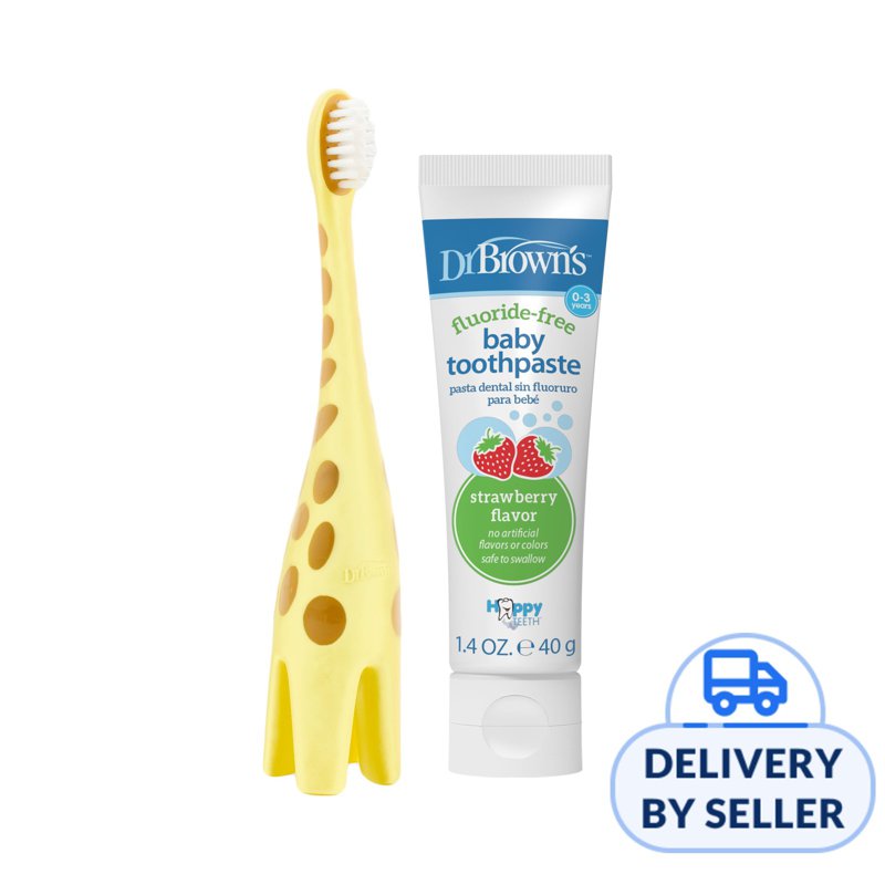 Dr. Brown’s Infant-to-Toddler Oral Care Set - Giraffe 1 S