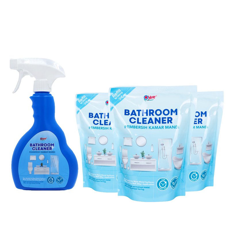 Yuri Bathroom Cleaner & Refills Bundle