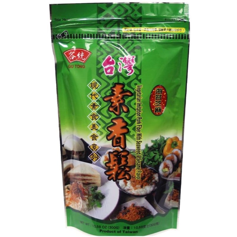 GuTong Vegetarian Imitation Pork Fiber Seaweed -Sesame Flavo