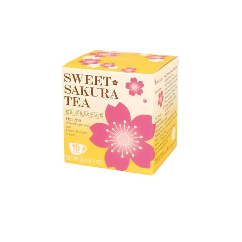 Tea Boutique Sweet Sakura Houjicha Roasted Green Tea Bag