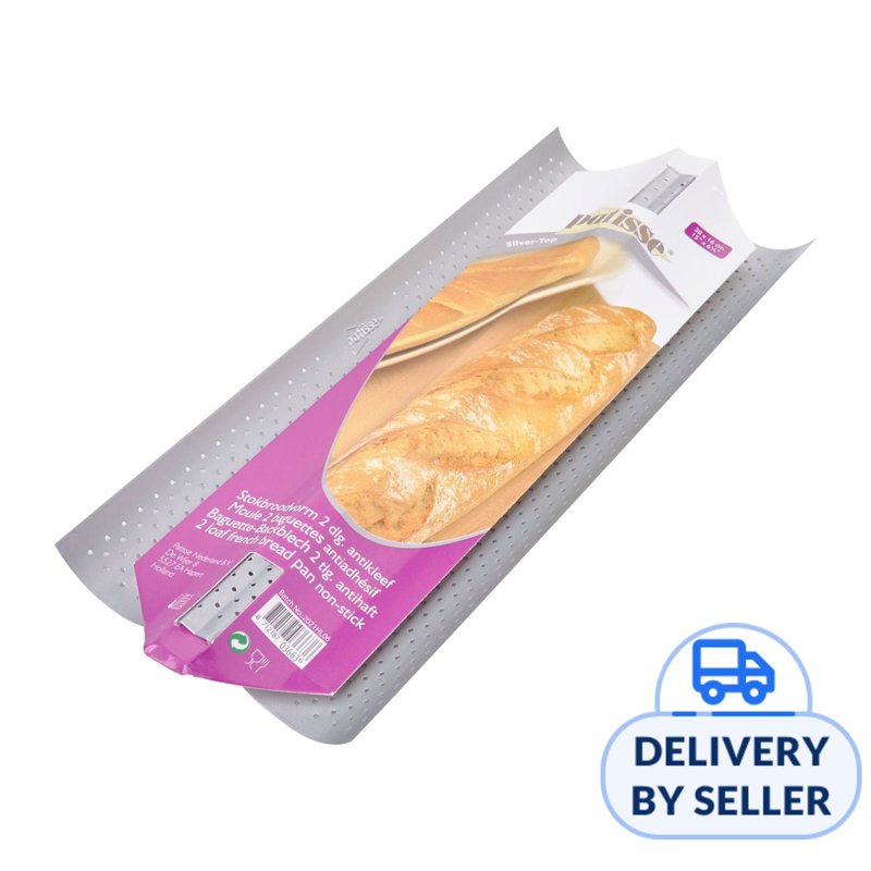 Patisse Baguette Pan Non-Stick Perforated 2 Roll 380 X175 MM