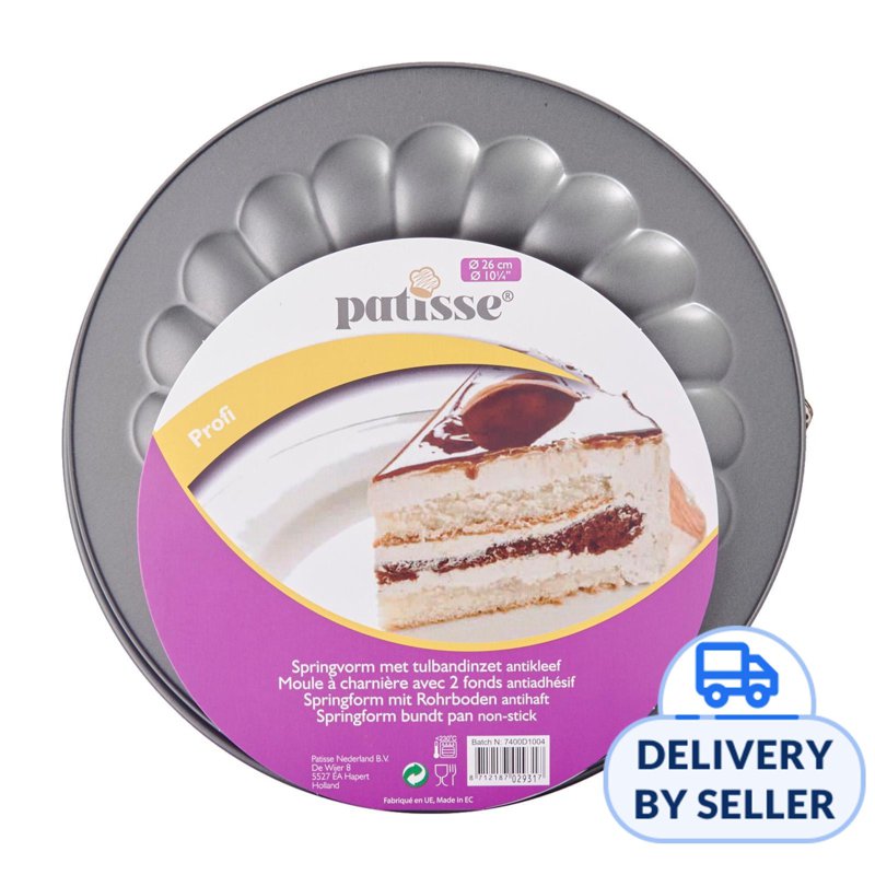 Patisse Angel Cake Pan Tin Non Stick 260mm Spring Release