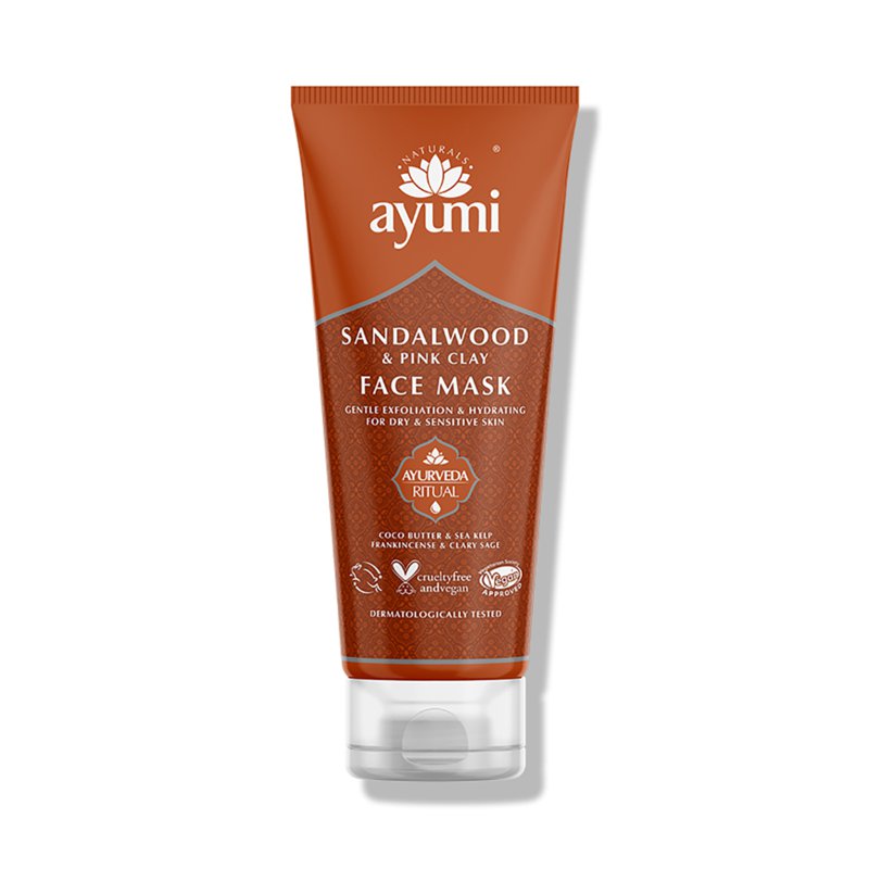 Ayumi Naturals Sandalwood & Pink Clay Face Mask