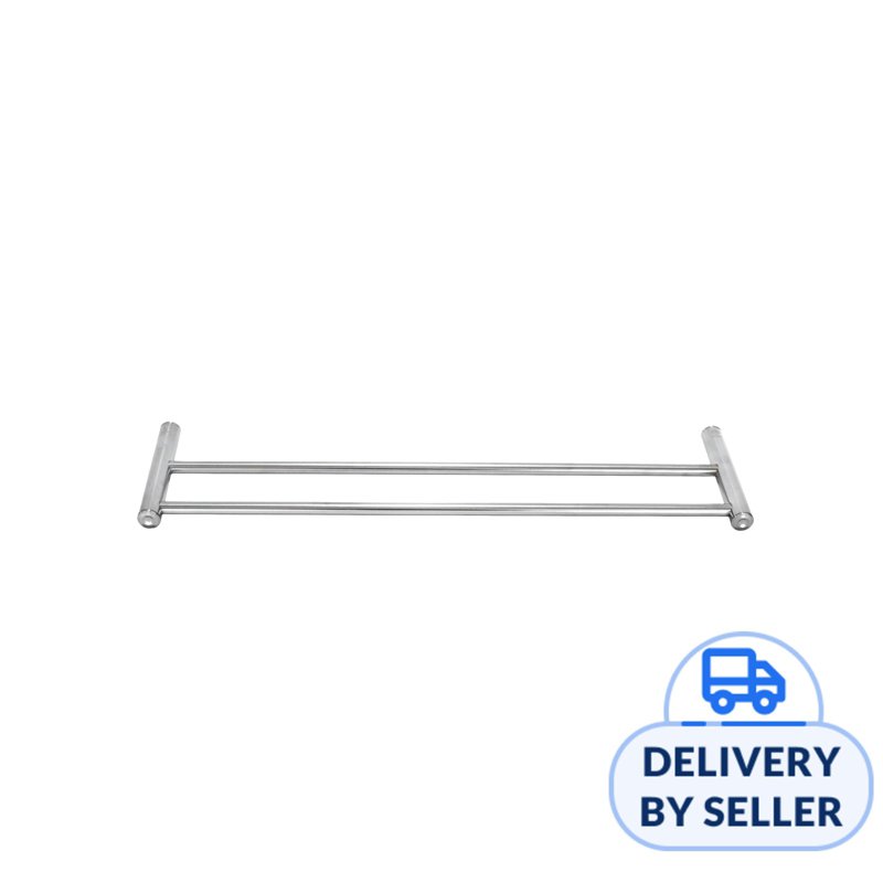HHTPL KOWA S/S Bathrm DBL Towel Bar 80cm