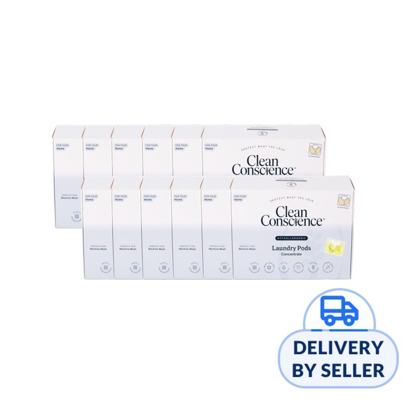 Clean Conscience Laundry Pods 6in1 Hypoallergenic 12 x 18 S