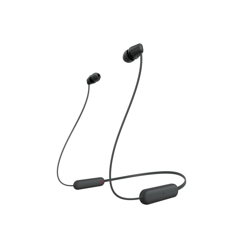 Sony WI-C100 Wireless In-Ear Headphone - Black 1 S
