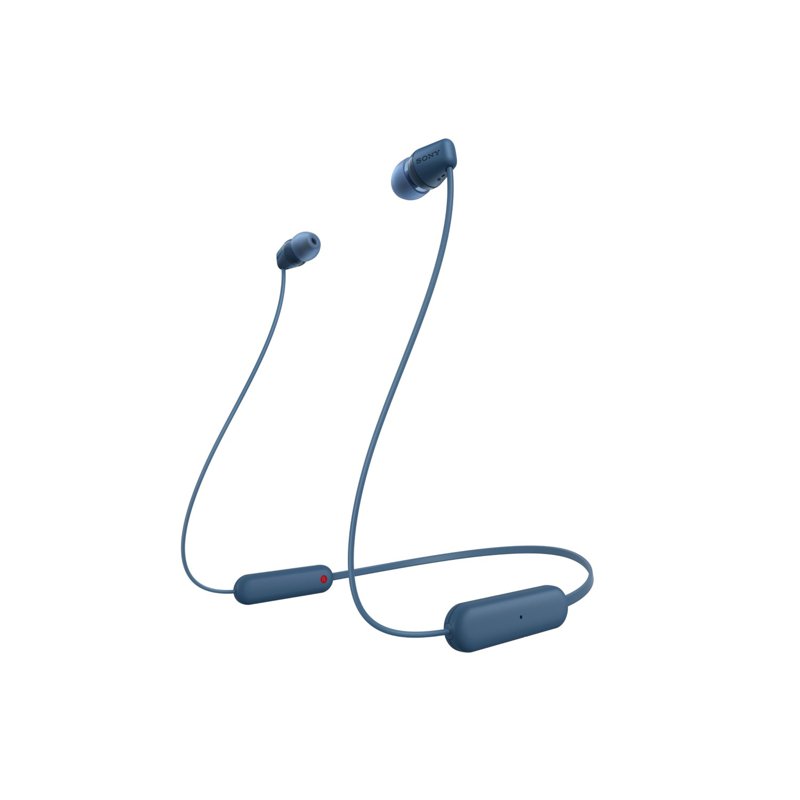 Sony WI-C100 Wireless In-Ear Headphone - Blue 1 S