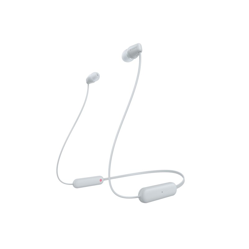 Sony WI-C100 Wireless In-Ear Headphone - White 1 S