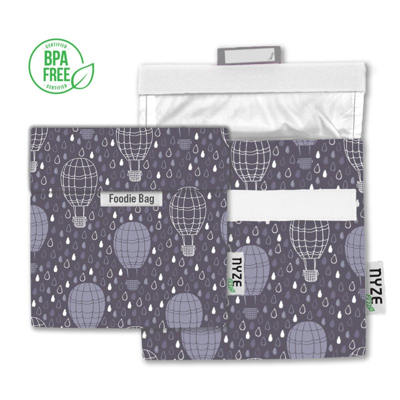 NYZE Eco Reusable Foodie Bag - Hot Air Balloon 1 PC