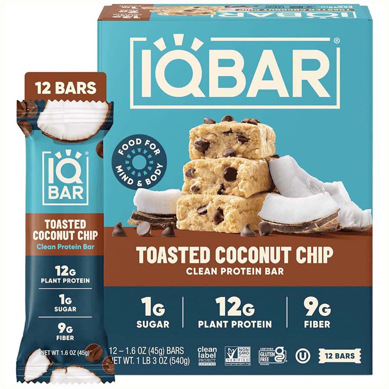 IQBar Clean Protein Bar - Toasted Coconut Chip