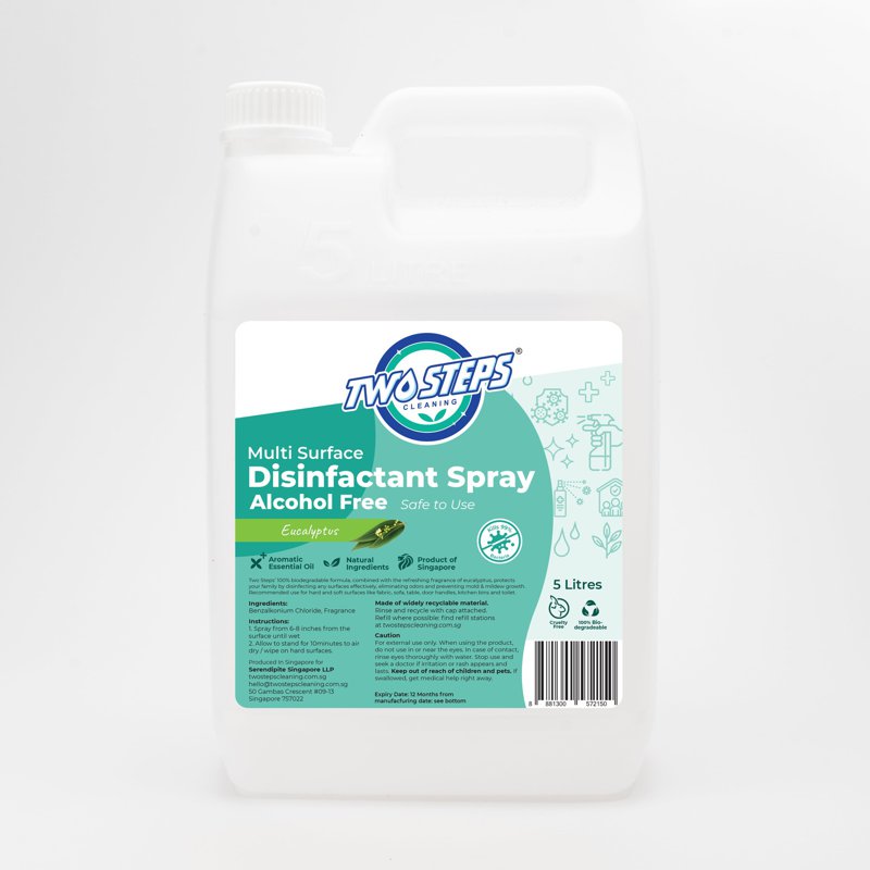 Two Steps Cleaning Disinfectant Spray Eco Refill - Eucalyptus