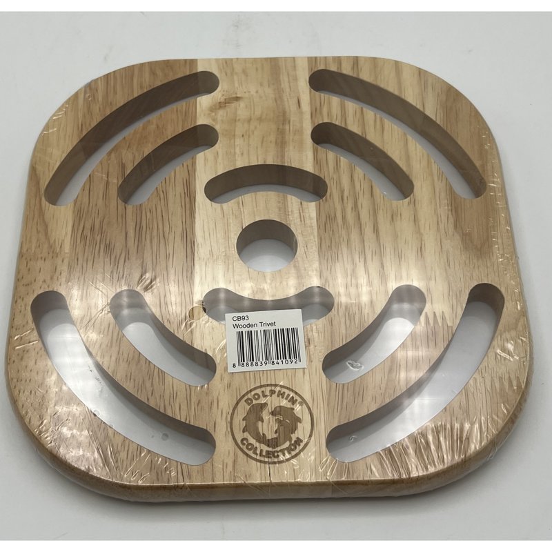 Dophin Collection Wooden Trivet (L) 1 S
