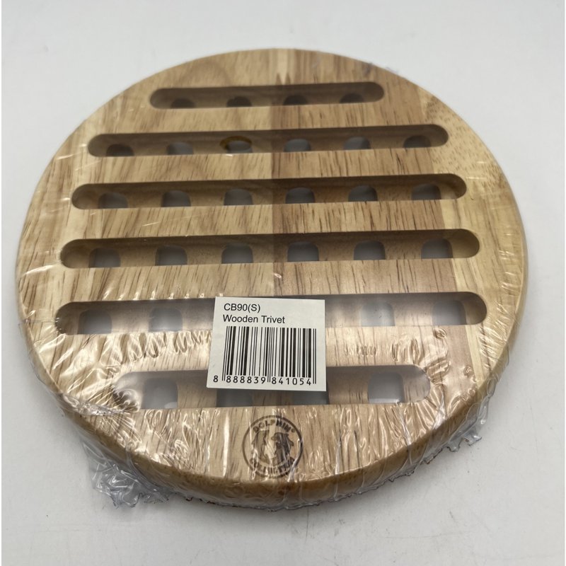 Dophin Collection Round Wooden Trivet (S)