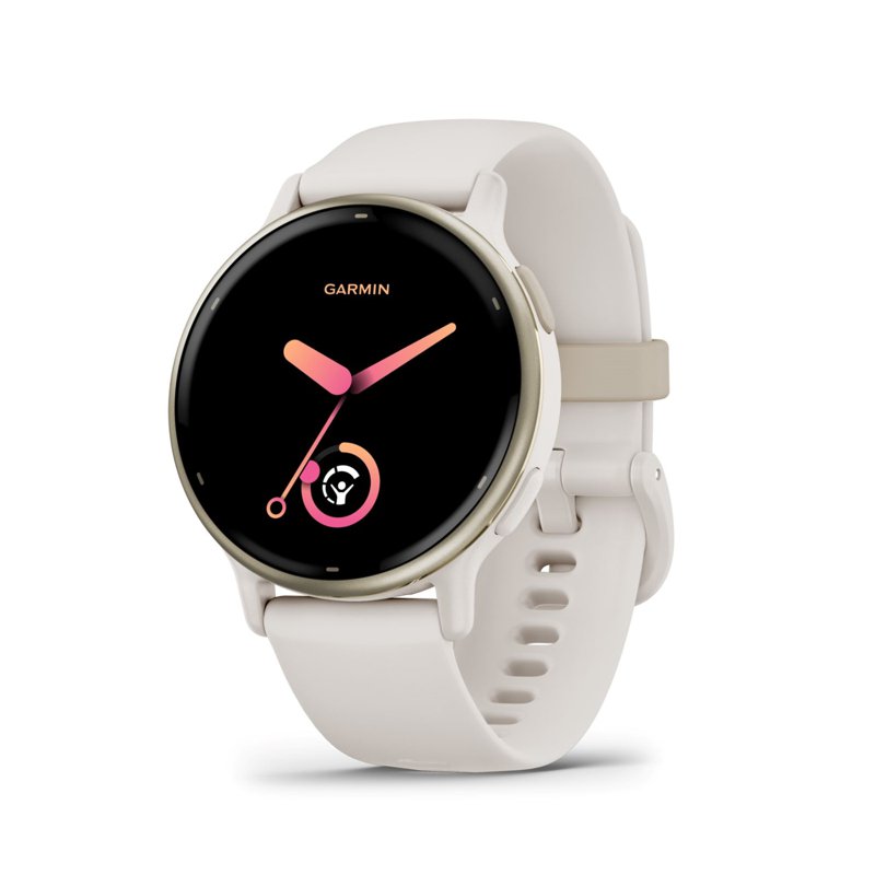 Garmin Vívoactive 5 Cream Gold Ivory Case & Silicone Band 1 S